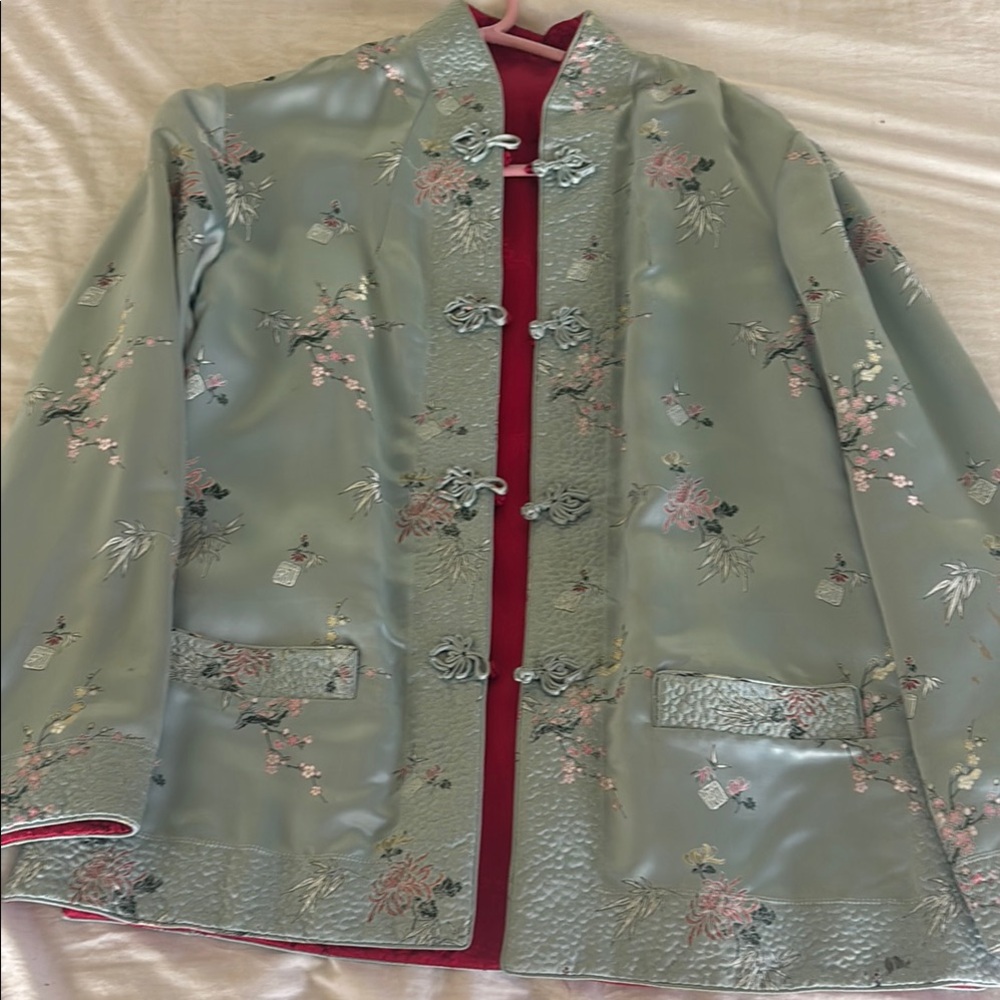 Floral Embroidered Women's Jacket
